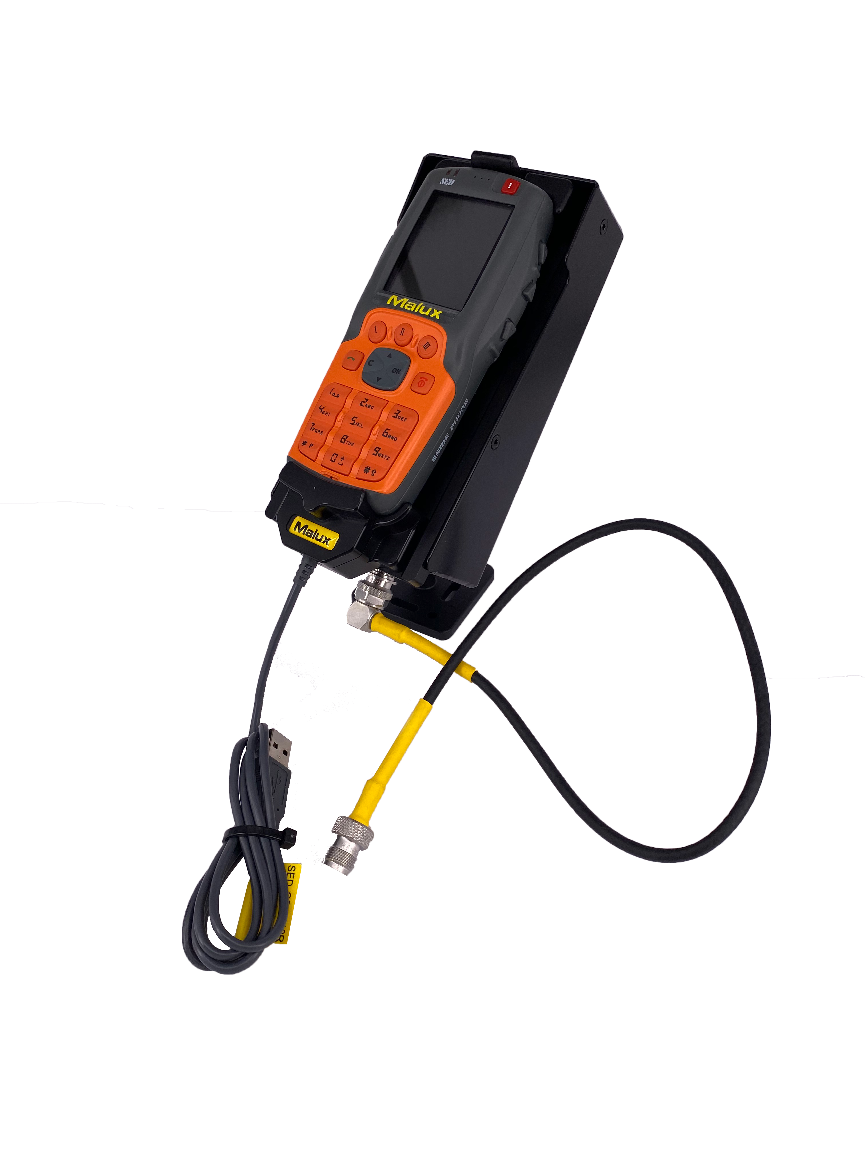 OPH810R GSMR Cradle with External Antenna Connection Malux