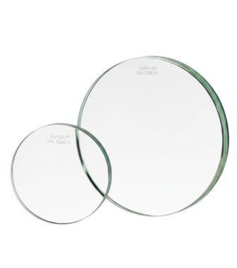 DIN8902 Näkölasikiekko Sodalime +150°C