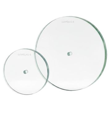 DIN7080 Näkölasikiekko 10,5mm keskireiällä