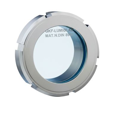 MV DIN11851 Näkölasiasetelma kansimutterilla